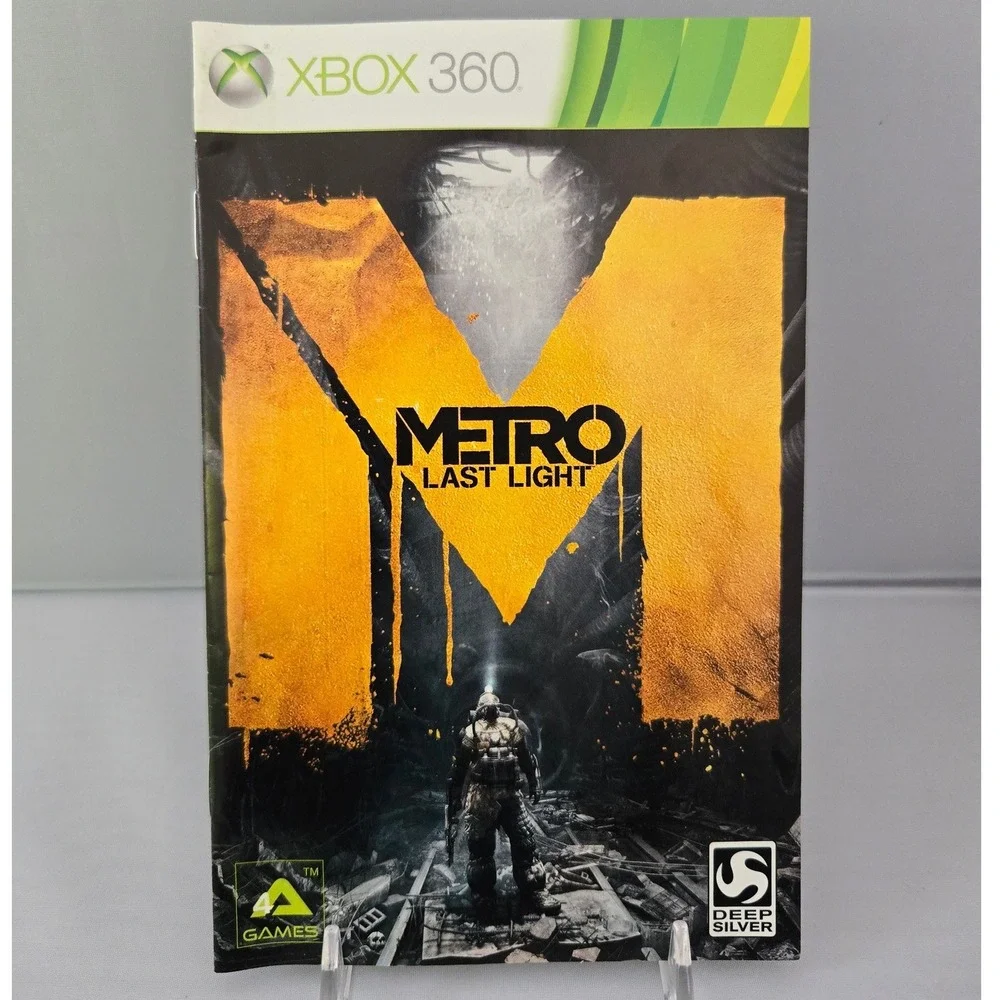 Metro: Last Light Limited Edition‎ - Xbox 360 - CIB W/ Manual & Inserts Tested